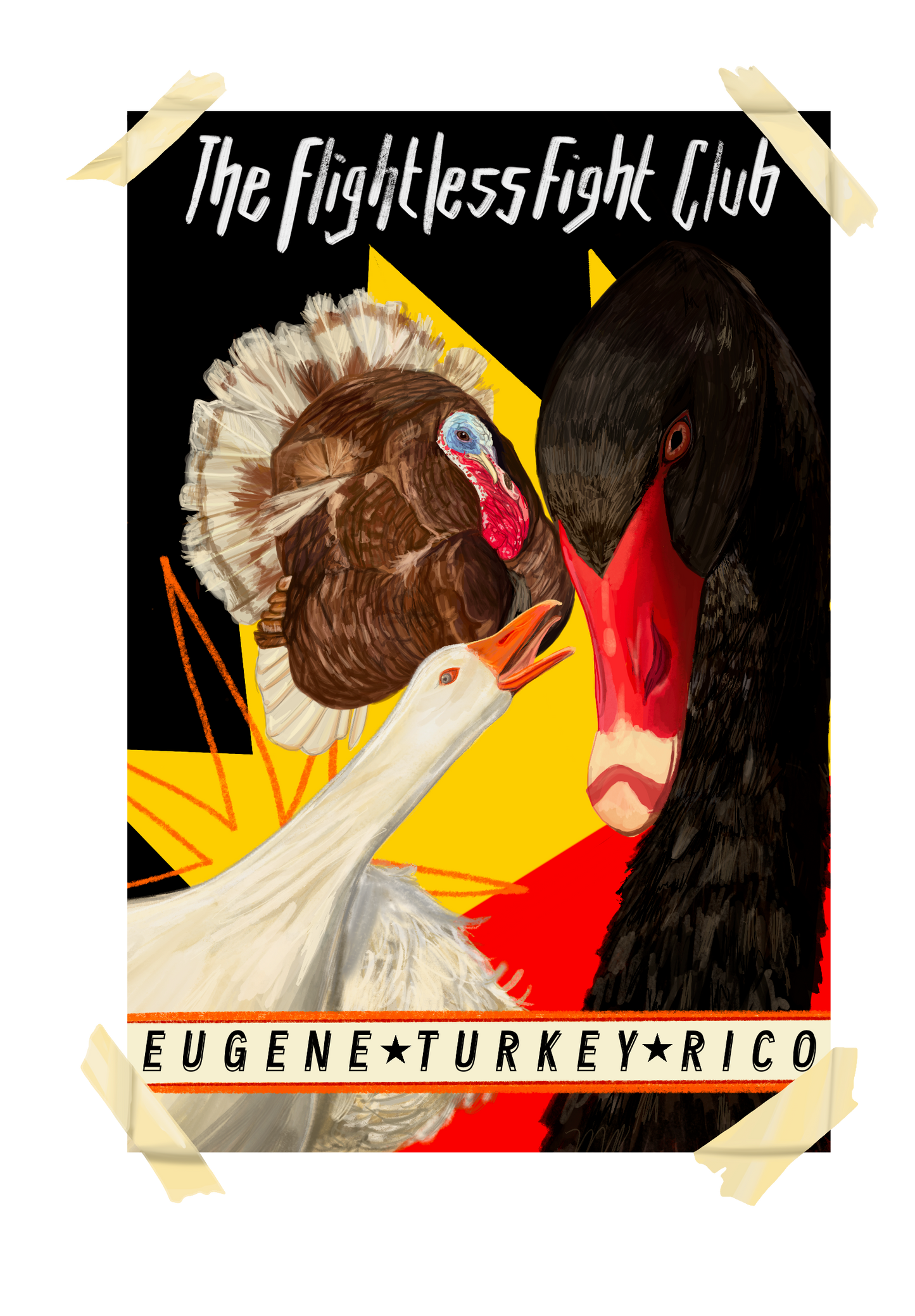 The Fightless Fight Club Sticker