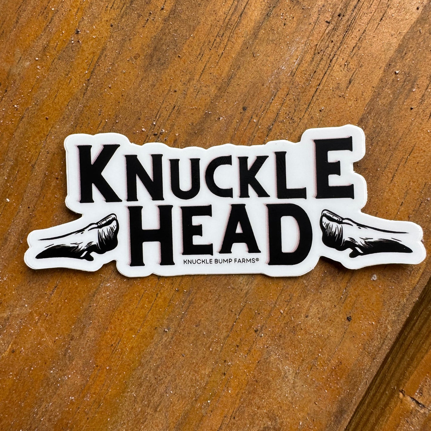 "Knuckle Head" Sticker