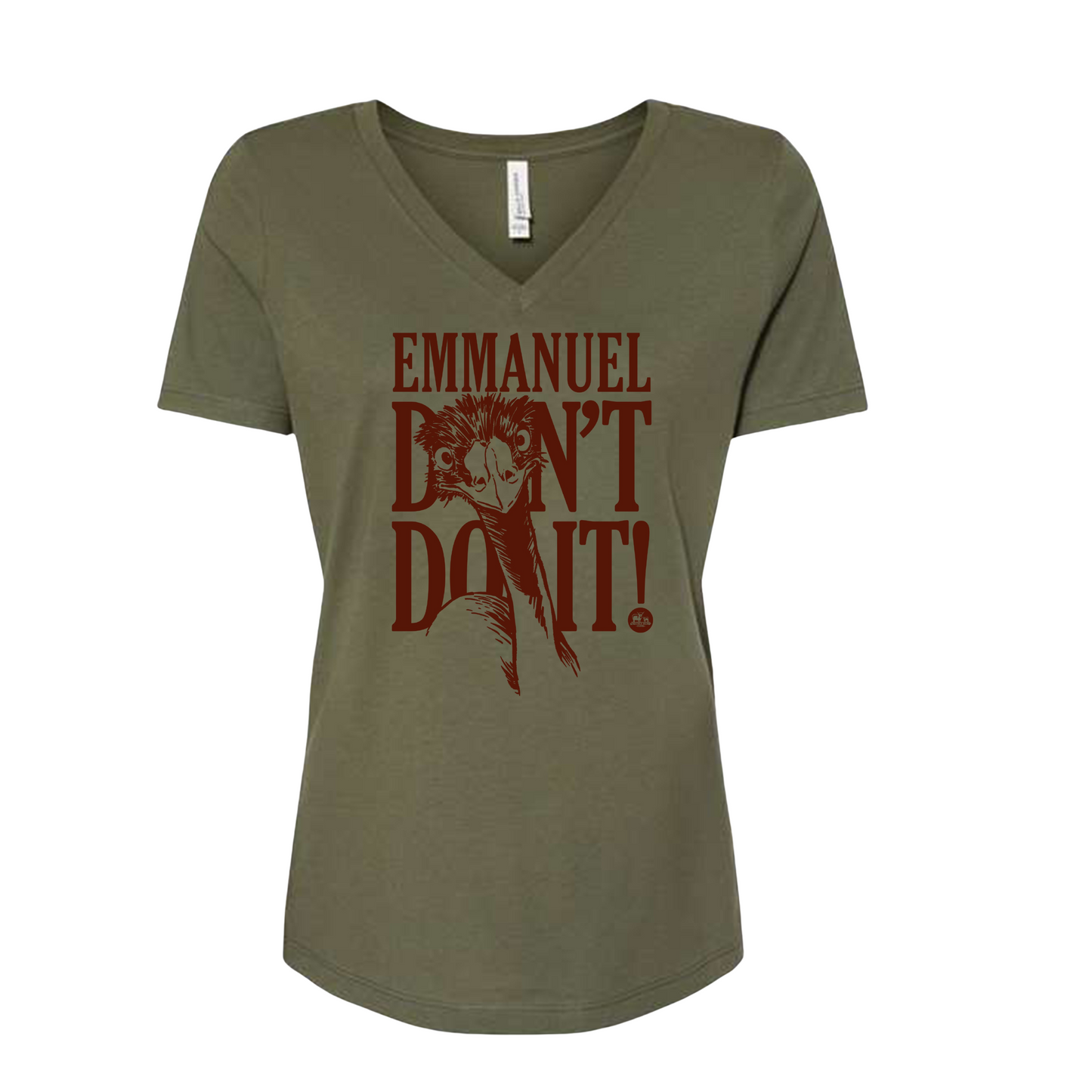 Emmanuel Don't Do It! V-Neck Tee