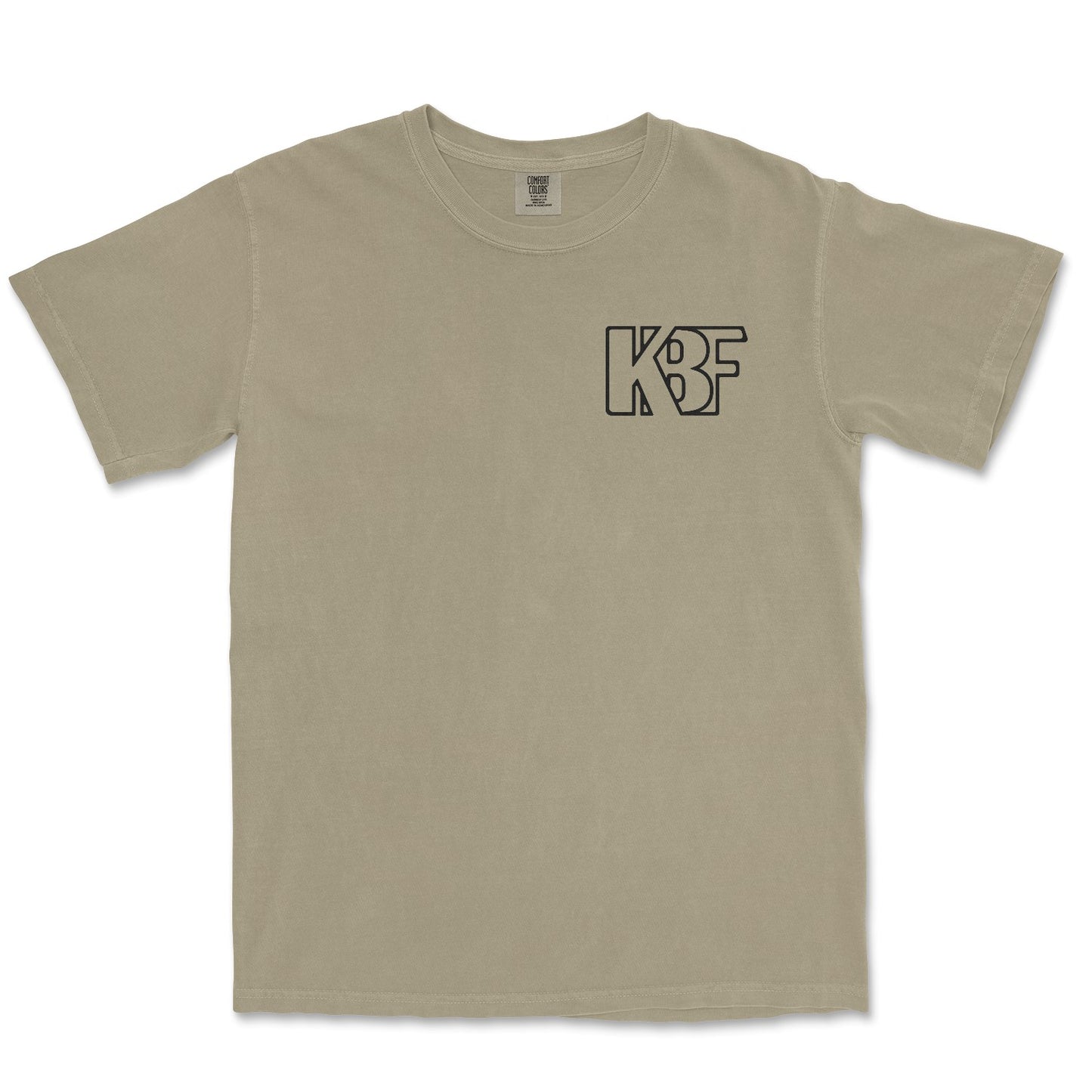 Knuckle Bump Farms Tee Khaki Front