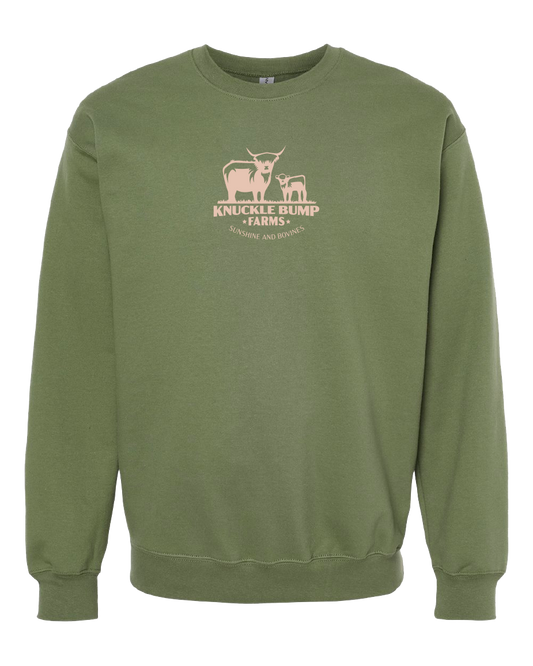 Knuckle Bump Farms Green Sweatshirt
