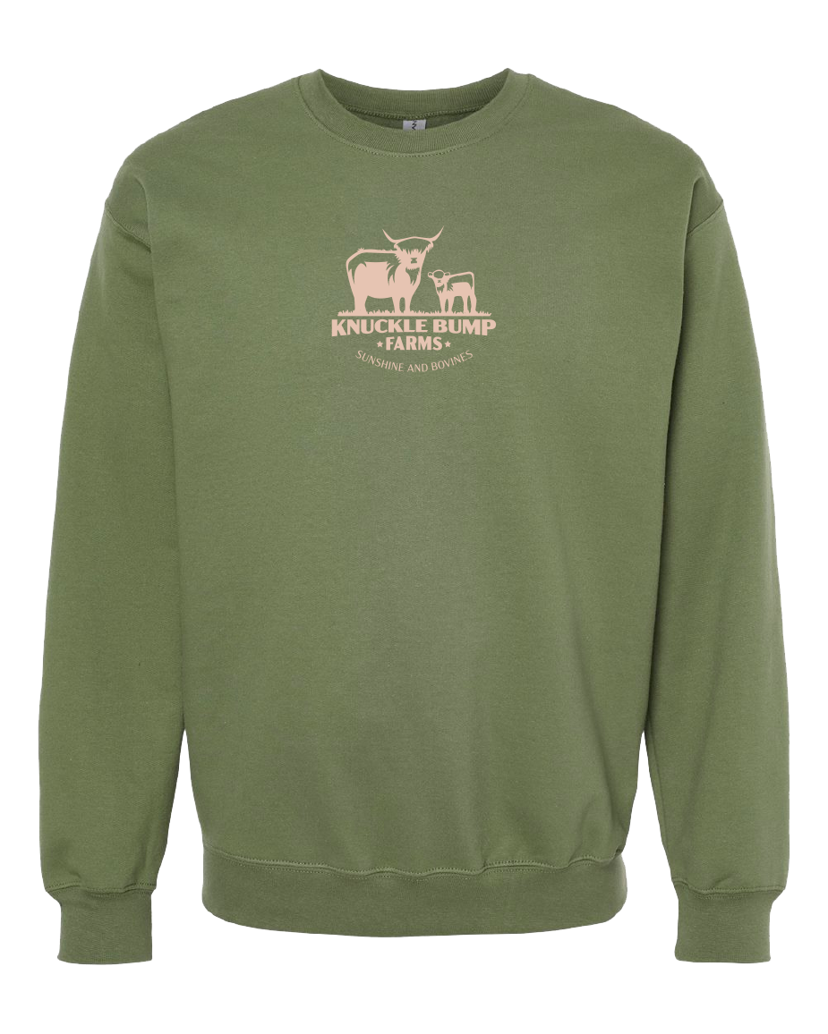 Knuckle Bump Farms Green Sweatshirt