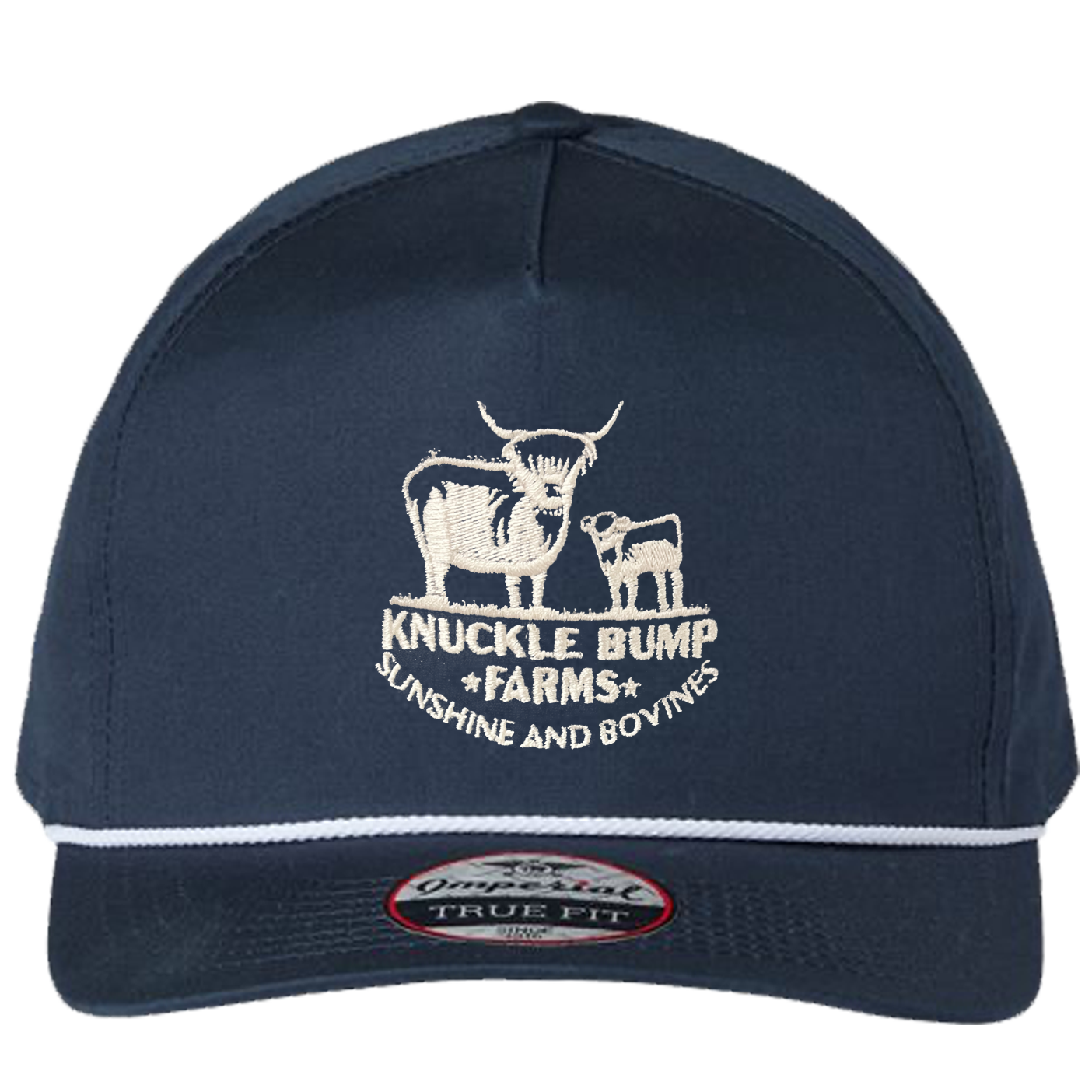 Navy Premium KBF Trucker Cap – Knuckle Bump Farms