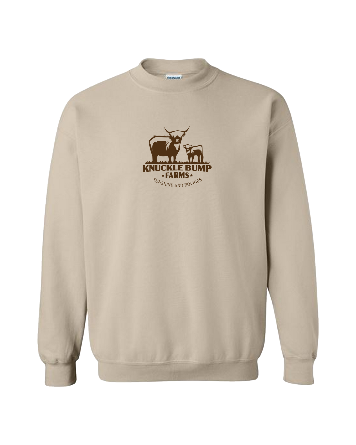 Knuckle Bump Farms Sand Sweatshirt