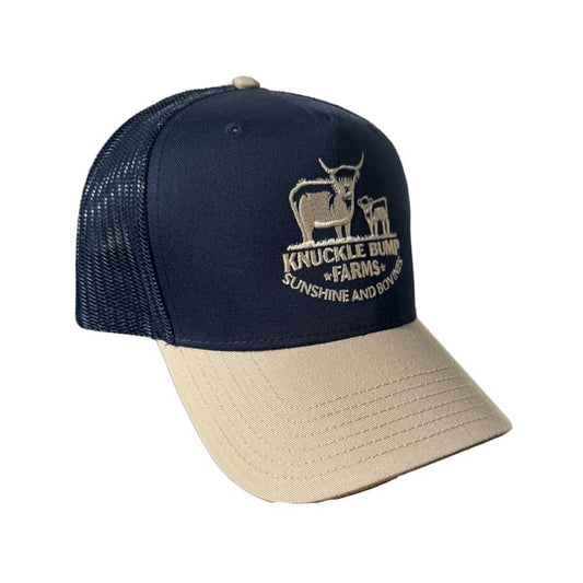 Khaki & Navy KBF Trucker Hat