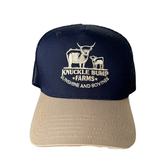 Khaki & Navy KBF Trucker Hat