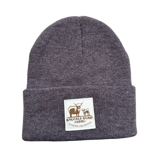 KBF Heather Brown Beanie