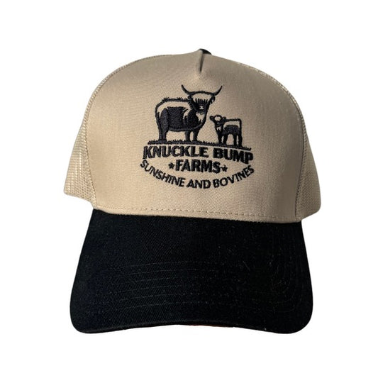 Black & Khaki KBF Trucker Hat