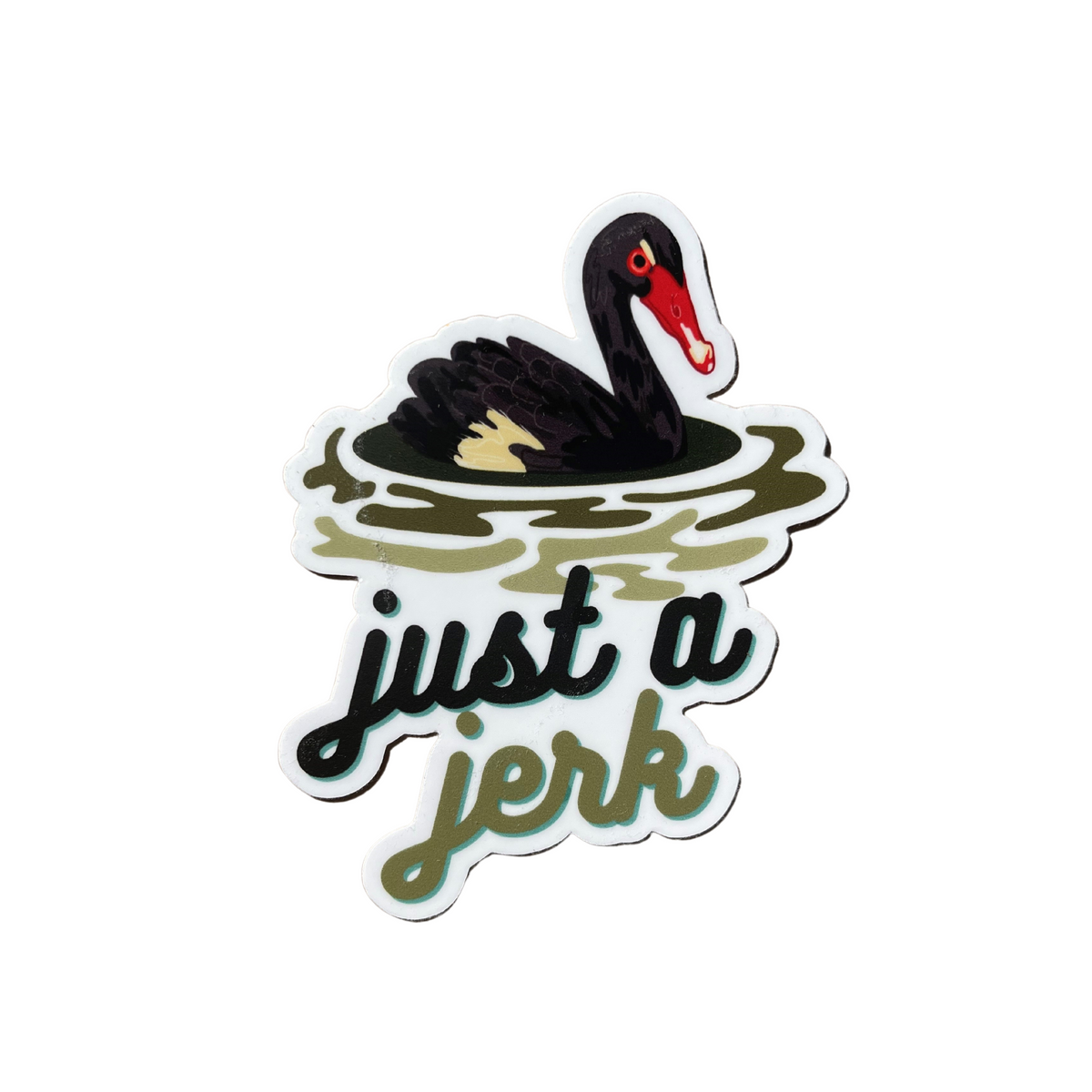 Just a Jerk Sticker – Knuckle Bump Farms