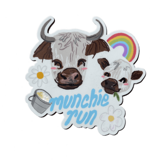 Munchie Run Sticker